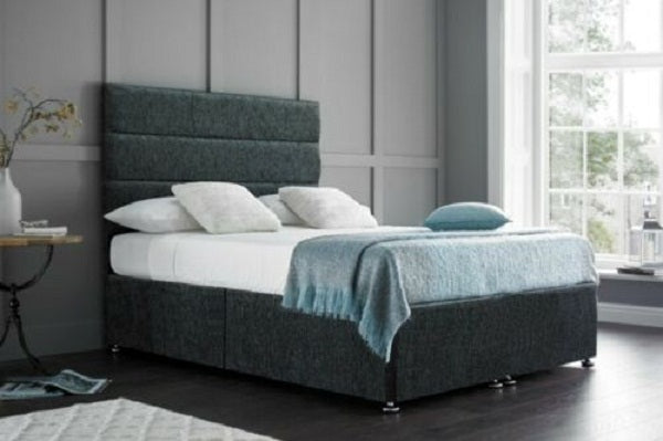 Single Divan Bed With Mattress - Horizontal Linear Divan Bed Frame